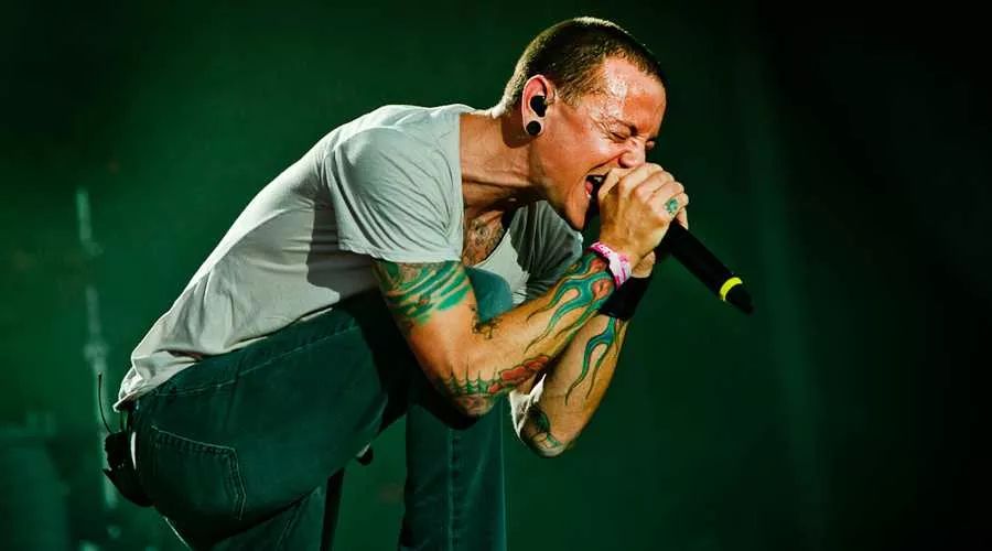 Chester Bennington en show de la banda Linkin Park