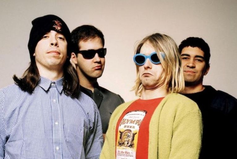 La banda Nirvana en foto de divulgación