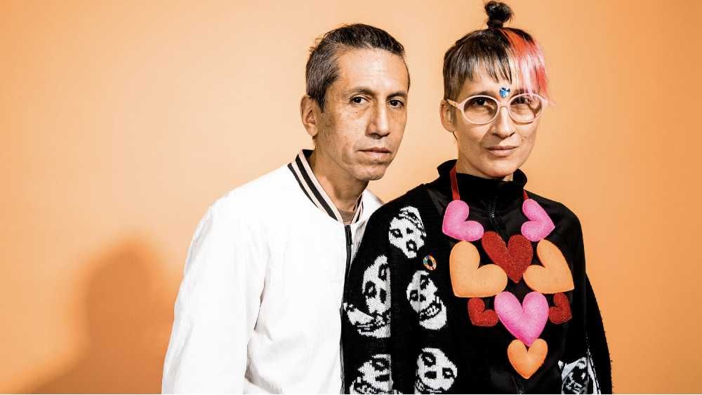 Hector Buitrago y Andrea Echeverri, miembros de la banda Aterciopelados