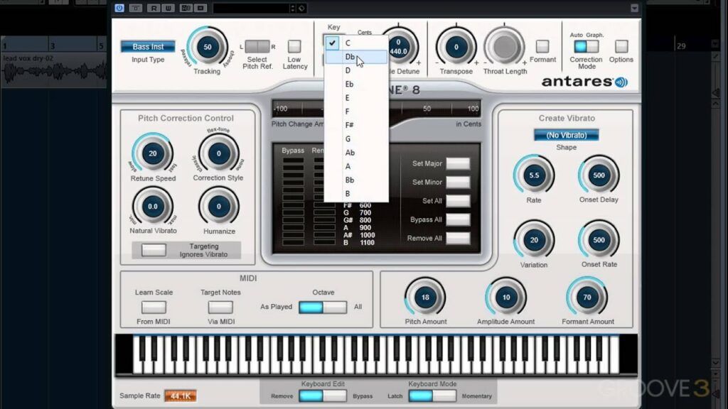 auto-tune, ferramanta clássica para afinar voz