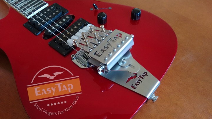 Easy Tap instalado numa guitarra stratocaster