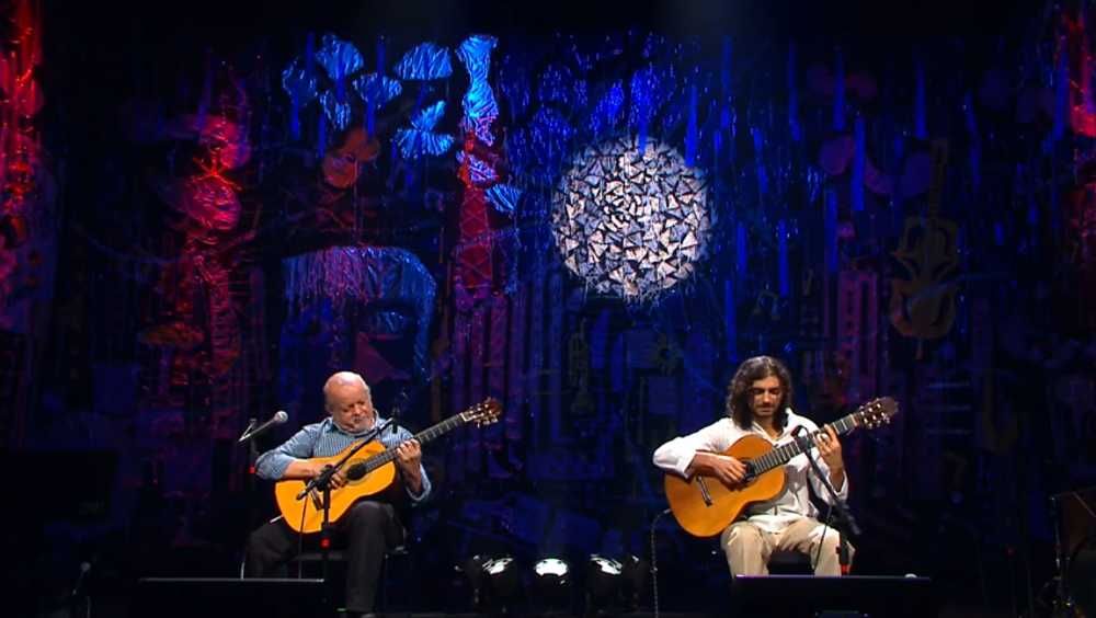 Sebastião Tapajós y Sergio Abalos comparten escenario en concierto en Sesc São Paulo