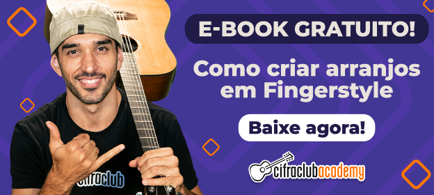 E-book do Cifra Club de como criar arranjos no violão fingerstyle