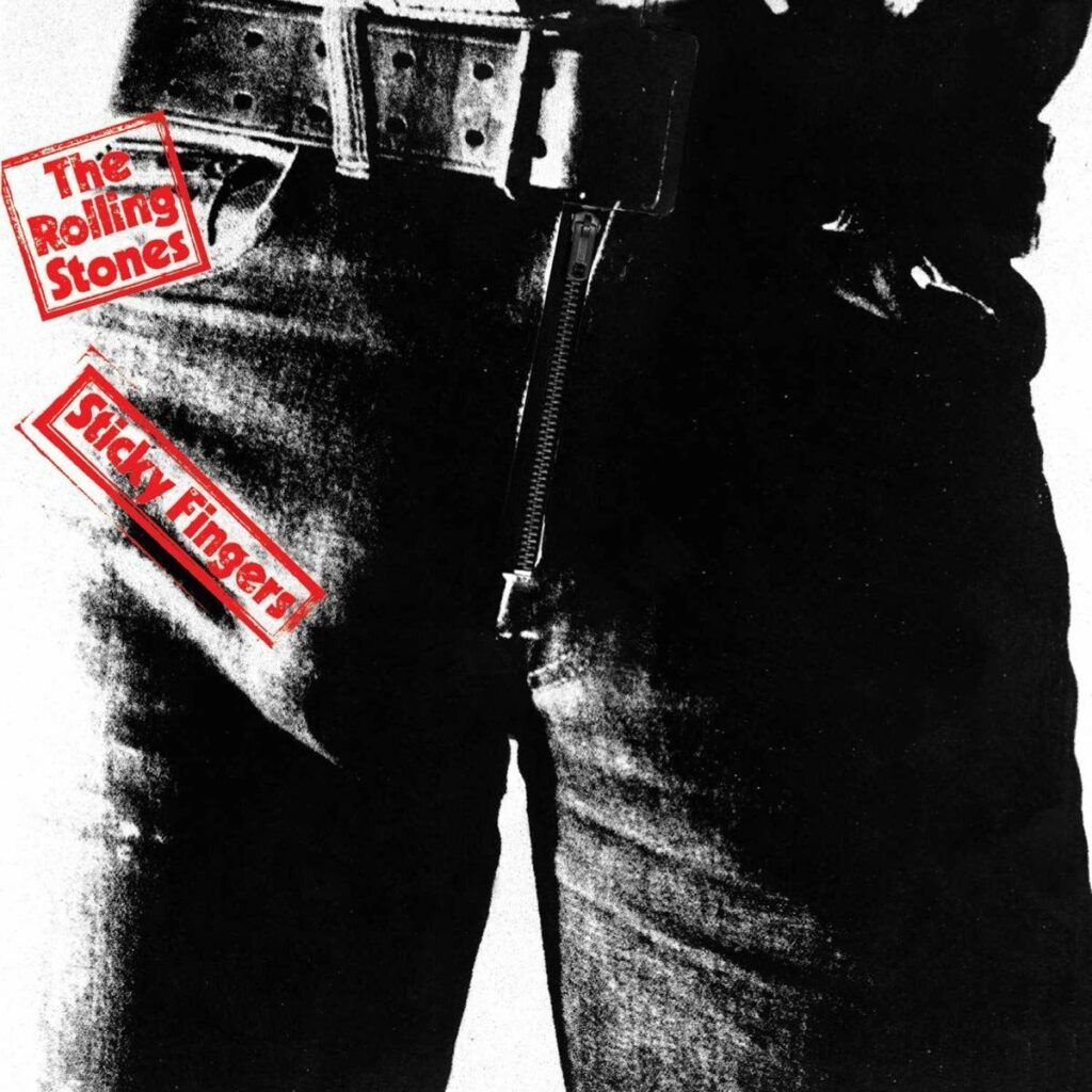 Capa do álbum Sticky Fingers, dos Rolling Stones
