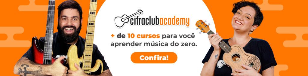 Cifra Club Academy, plataforma de ensino de música online, oferece mais de 10 cursos
