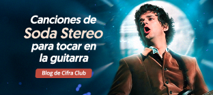 El guitarrista Gustavo Cerati. Blog de Cifra Club: "Canciones de Soda Stereo para tocar en la guitarra"
