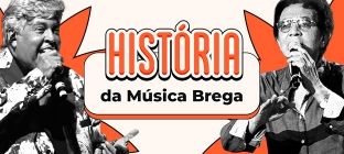 Os cantores Reginaldo Rossi e Sidney Magal posam na imagem com o título: História da  música brega