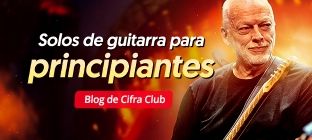 Los guitarristas David Gilmour y Jimi Hendrix. Blog de Cifra Club: Solos de guitarra para principiantes.