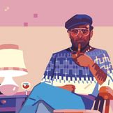 Imagen del artista Lucio Dalla