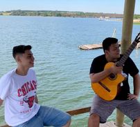 Foto de Romero e Gabriel