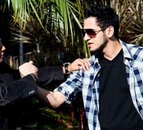 Foto de Camilo e Xerife