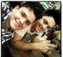 Foto de Vitor e Guilherme