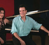 Foto de Luciano Alves e Bettina Graziani