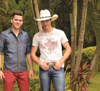 Foto de Nixon e Léo