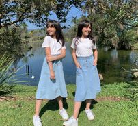 Foto de Amanda e Ana Laura - Gêmeas Wolfart