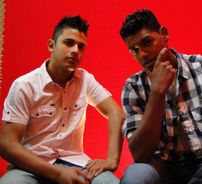 Foto de David e Leandro