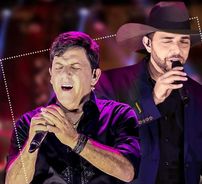 Foto de Felipe e Falcão