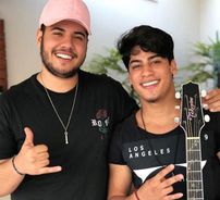 Foto de Netto e Henrique