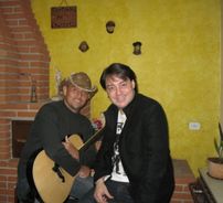 Foto de George e Paulinho