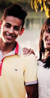 Foto de Patricia e Helder