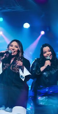 Foto de Bia e Brenda