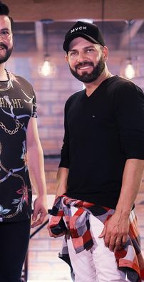 Foto de Peterson e Renan