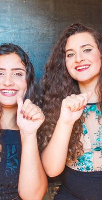 Foto de Dani e Luana