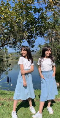 Foto de Amanda e Ana Laura - Gêmeas Wolfart