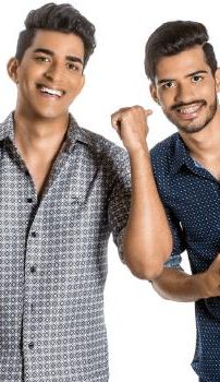 Foto de Maycon e Vinicius