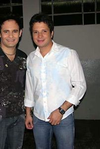Foto de Luiz Cláudio e Giuliano