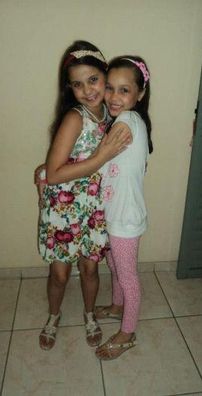 Foto de Clara e Lara