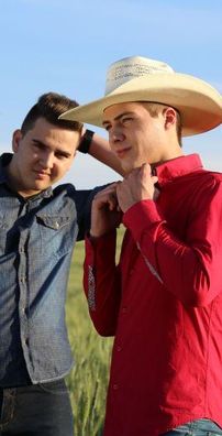 Foto de Nixon e Léo