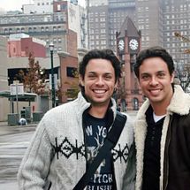 Foto de Mateus e Cristiano