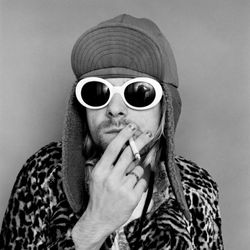 Foto do artista Kurt Cobain