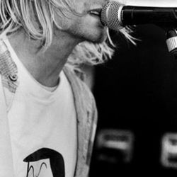 Foto do artista Kurt Cobain