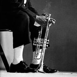 Foto do artista Louis Armstrong