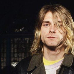 Foto do artista Kurt Cobain