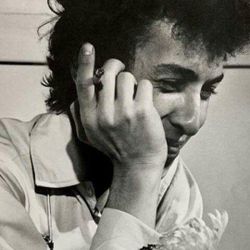 Foto do artista Bob Dylan