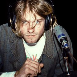 Foto do artista Kurt Cobain
