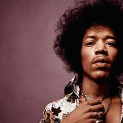 Foto do artista Jimi Hendrix