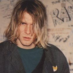 Foto do artista Kurt Cobain
