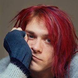 Foto do artista Kurt Cobain
