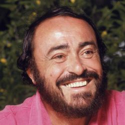 Foto do artista Luciano Pavarotti