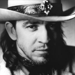 Foto do artista Stevie Ray Vaughan