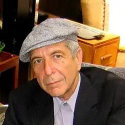 Foto do artista Leonard Cohen