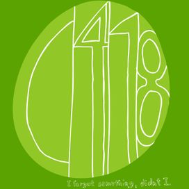 I forgot something, didn't I. - 2011 • Álbum