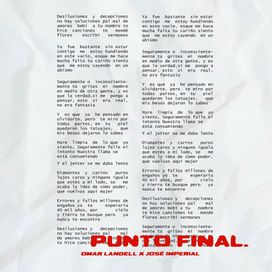 PUNTO FINAL - 2024 • Sencillo/EP