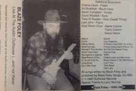Live At The Austin Outhouse (...And Not There) - 1989 • Álbum