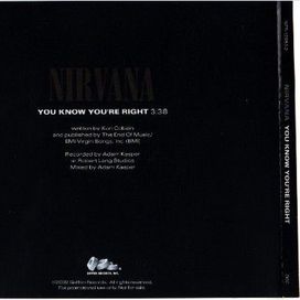 You Know You're Right - 2002 • Single/EP