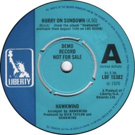 Hurry On Sundown / Mirror Of Illusion - 1970 • Single/EP